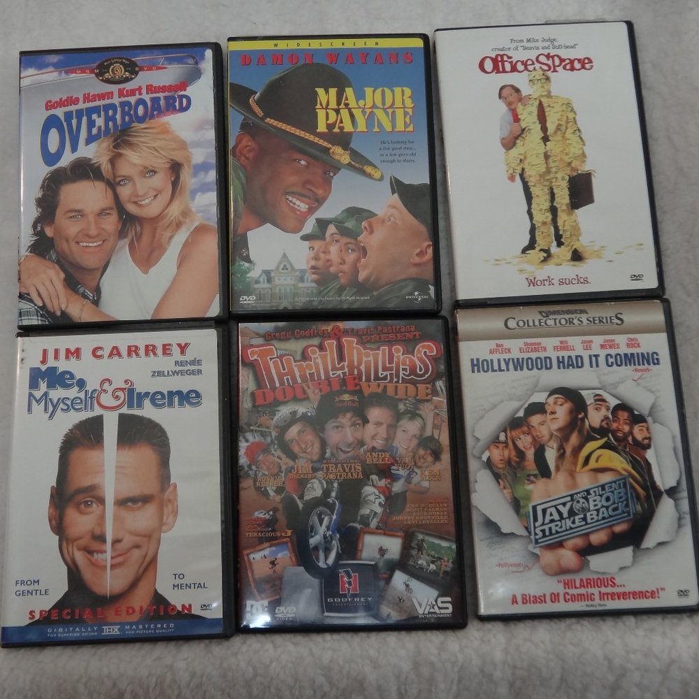 COMEDY ADVENTURE 6 PACK DVD LOT